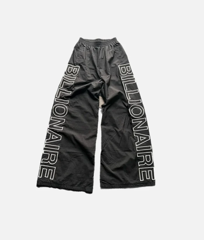 Billionaire Studio Nylon Track Pants Black (1)