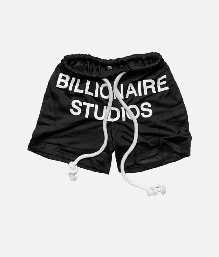 Billionaire Studios Bill Net Shorts Black (2)