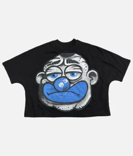 Billionaire Studios Bloo Frown Tee Black (2)