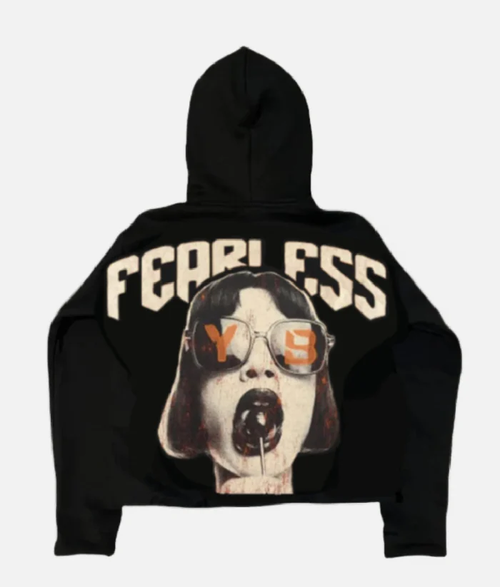 Billionaire Studios Fearless Hoodie Black Cream (2)