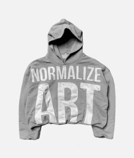 Billionaire Studios Normalize Art Hoodie Foggy (2)